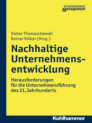 cover image of Nachhaltige Unternehmensentwicklung